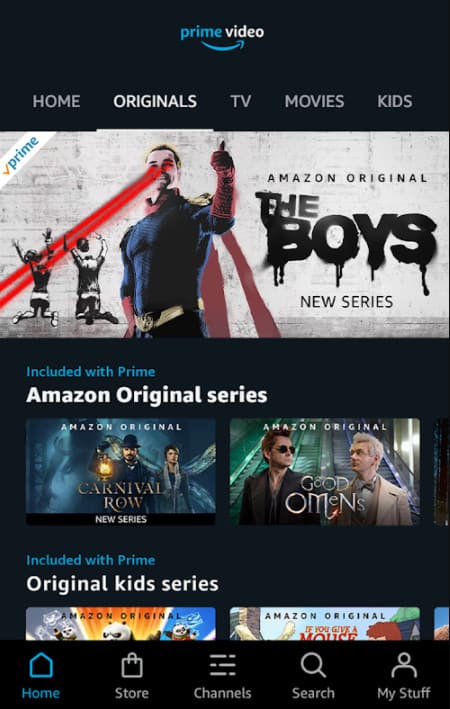 tải Amazon Prime Video bản mod cho android