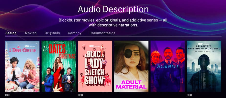 Audio Description Is Available On HBO Max