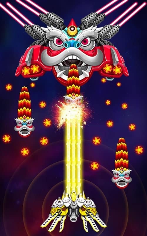 mod version of Galaxy Attack for android