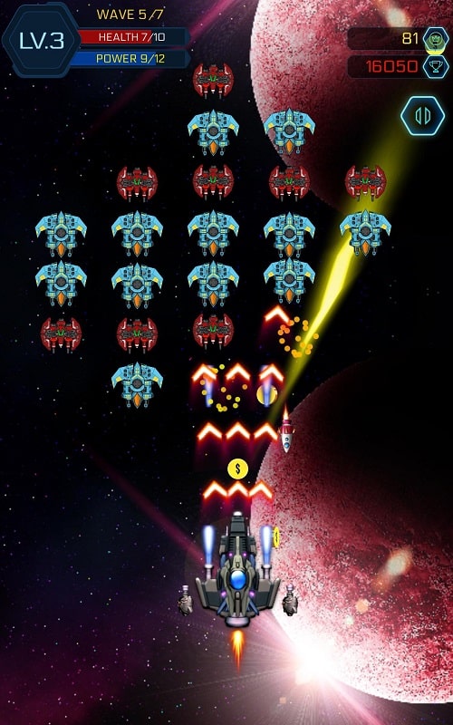 mod for Space Shooter game android