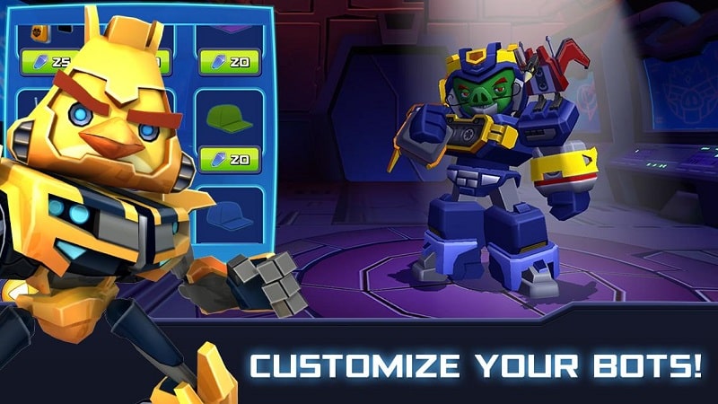 tải bản mod Angry Birds Transformers cho android