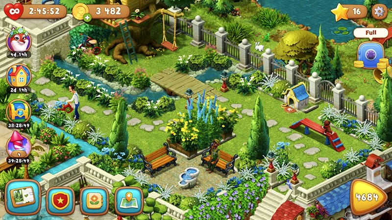tải miễn phí Gardenscapes Mod apk cho điện thoại