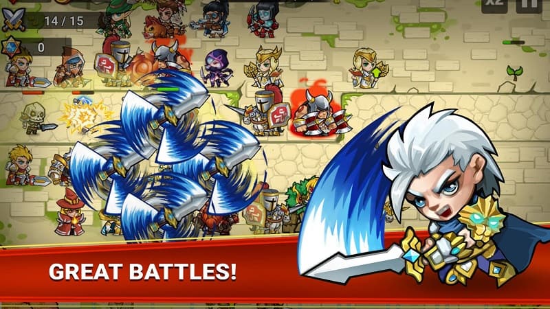 tải Defense Heroes Mod Apk cho android