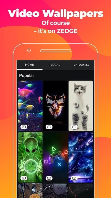 Tải ZEDGE MOD APK dành cho Android