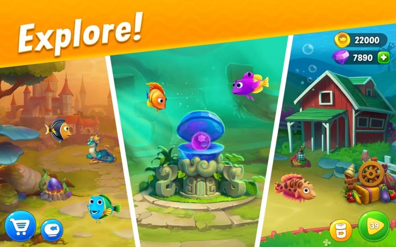 Fishdom mod apk download miễn phí cho android
