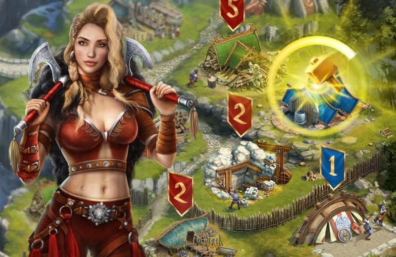 Vikings: War of Clans mod apk tải về cho android