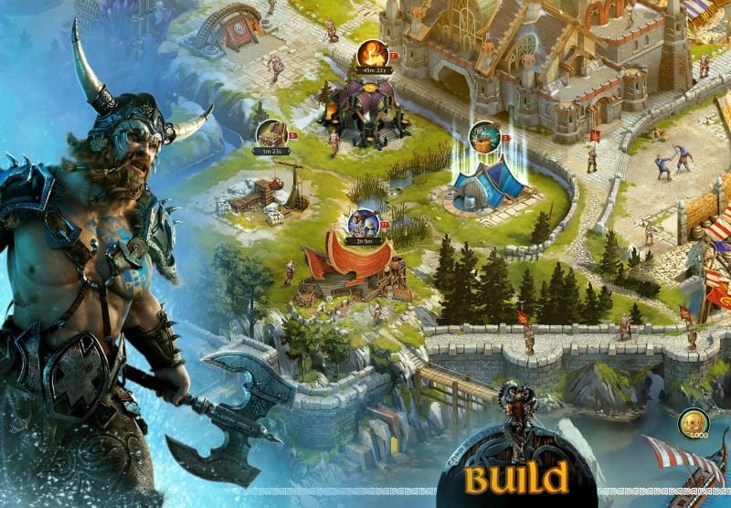 Vikings: War of Clans mod game mua sắm miễn phí