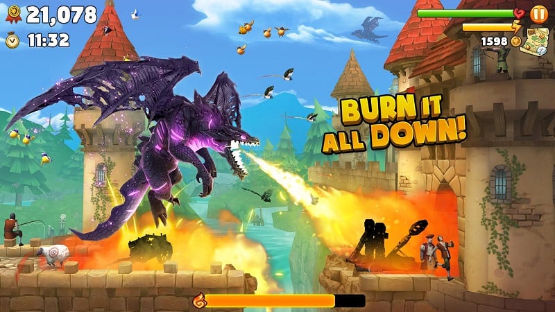 mod game Hungry Dragon for android device