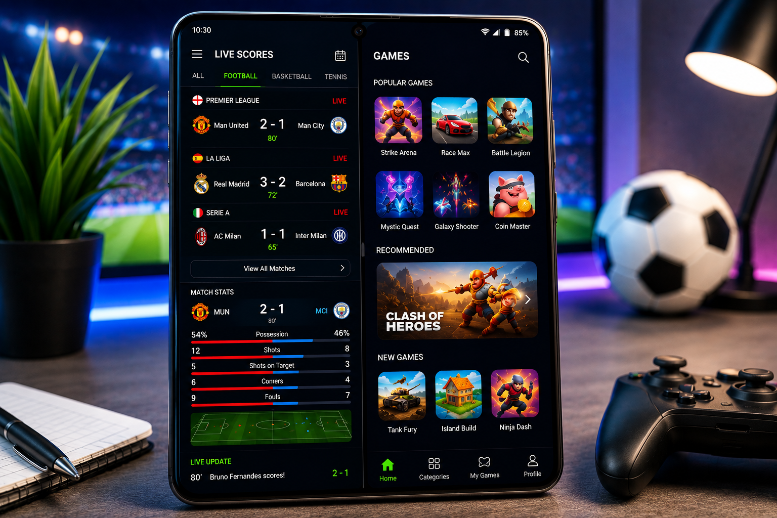 Best Android Apps for Sports Fans and Mobile Game Lovers